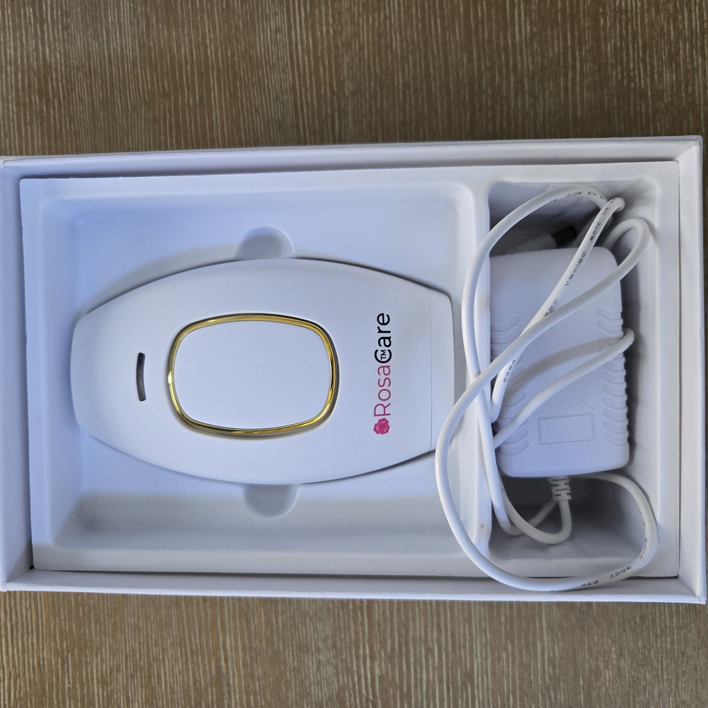 White and Gold IPL Hair Removal Device